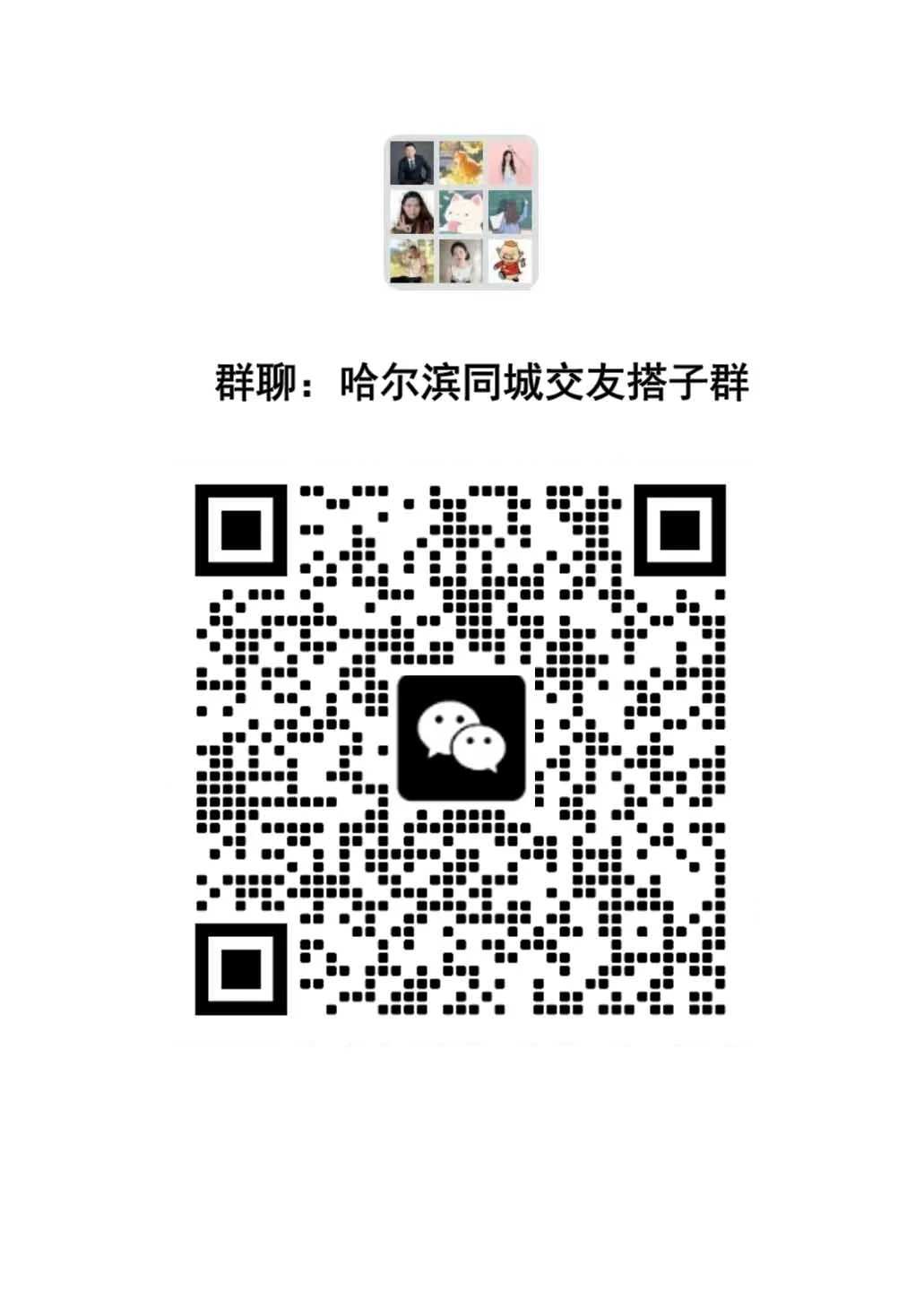 哈尔滨同城交友搭子群