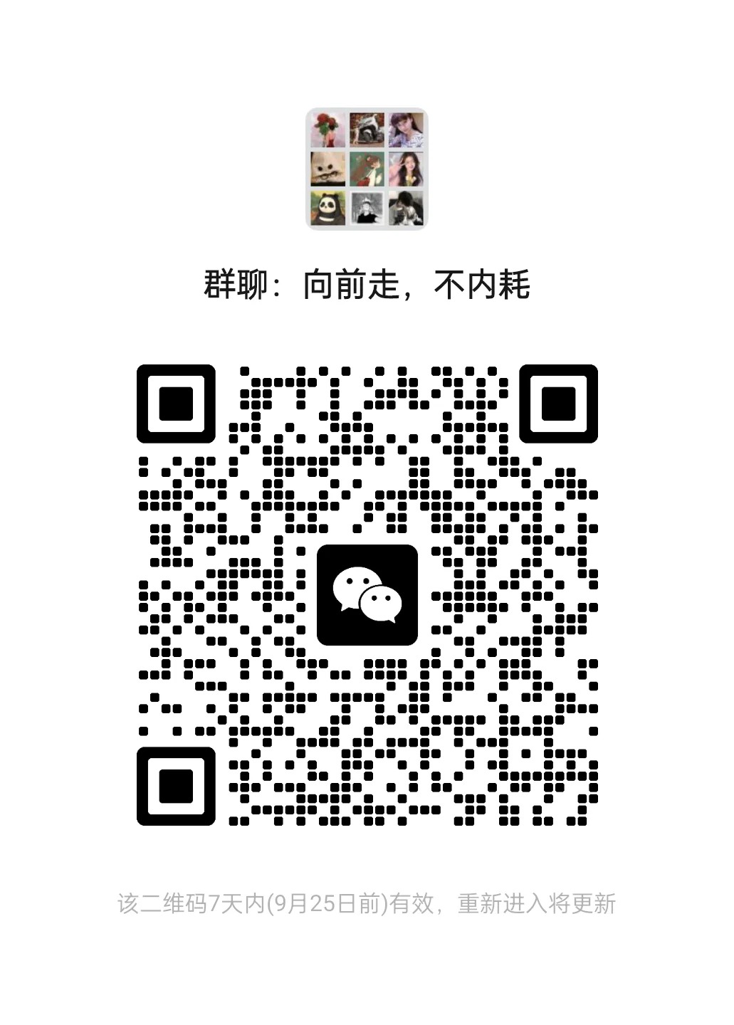 向前走不内耗群