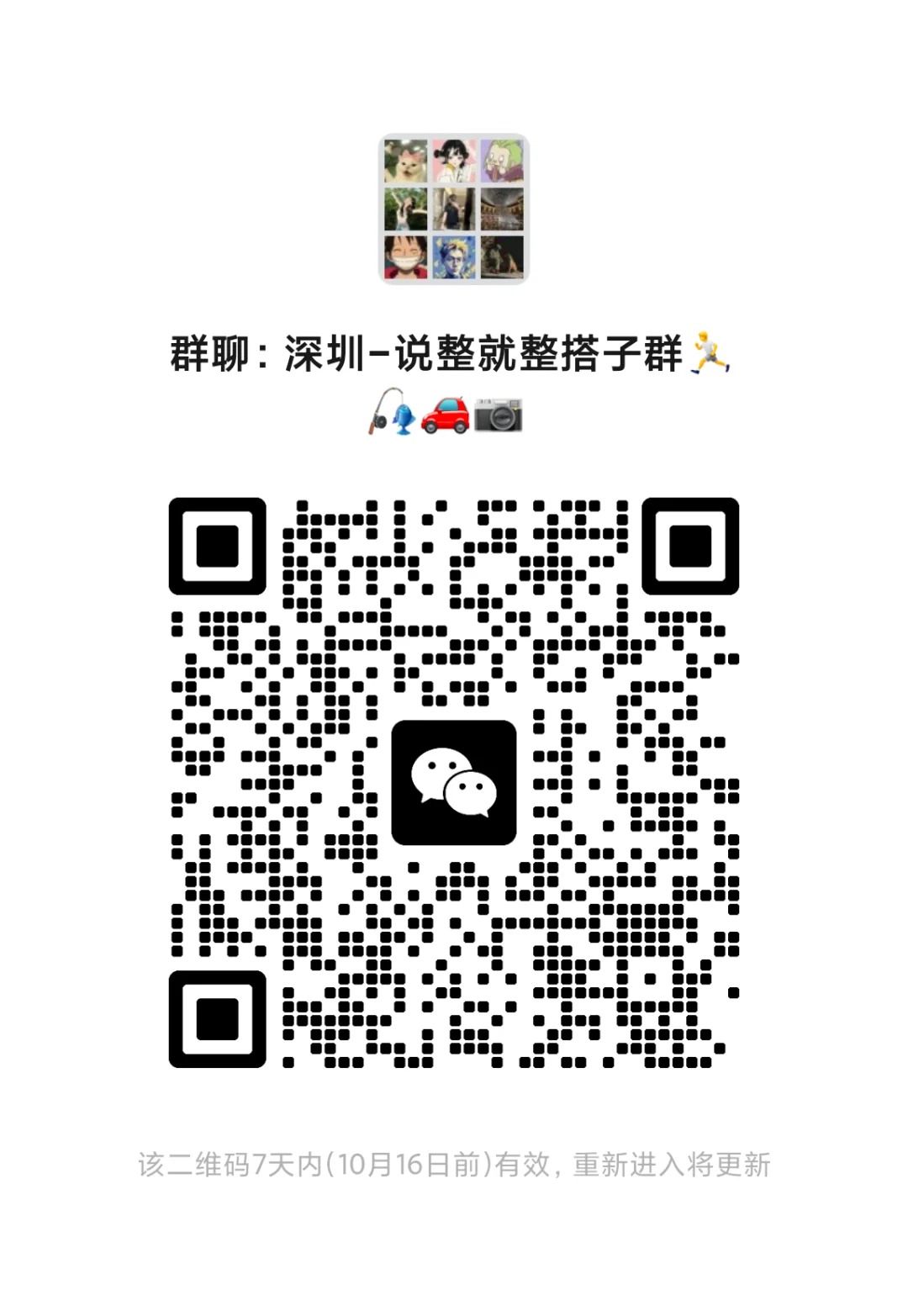 深圳一说整就整搭子群