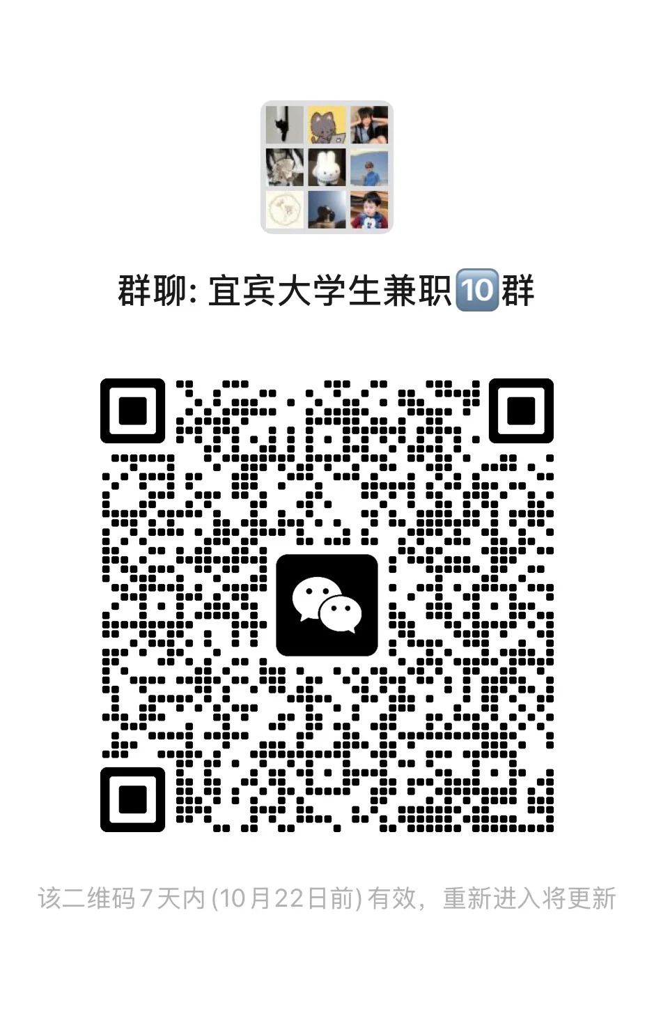 宜宾大学生的兼职群