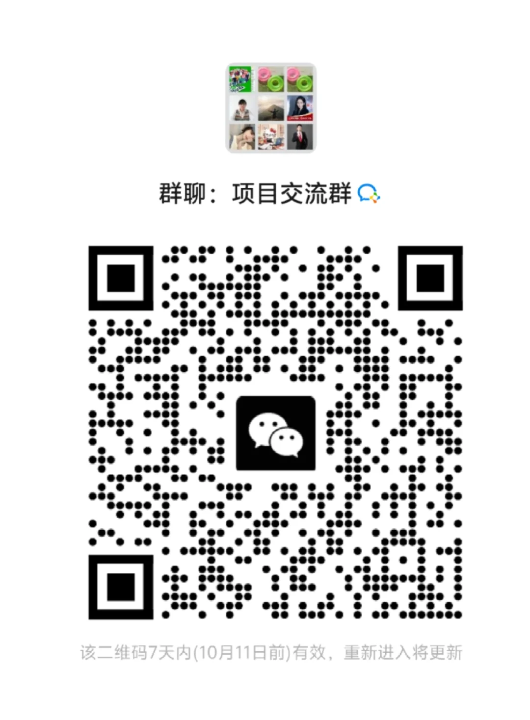 项目交流群