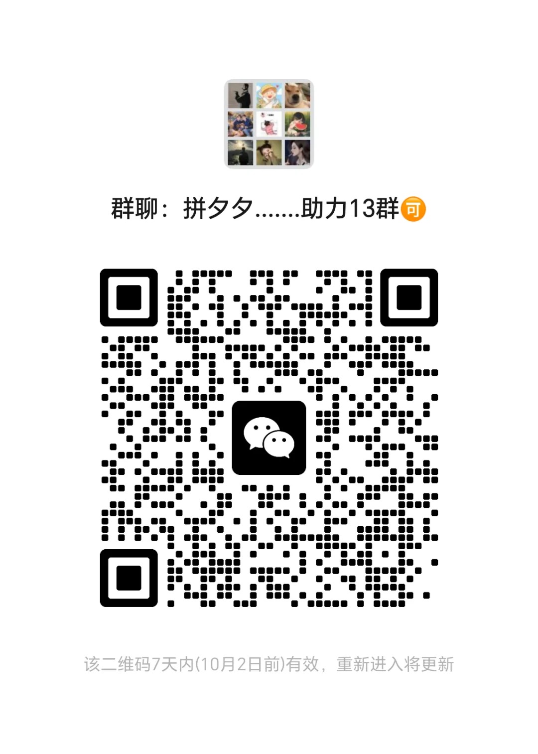 拼多多助力13群