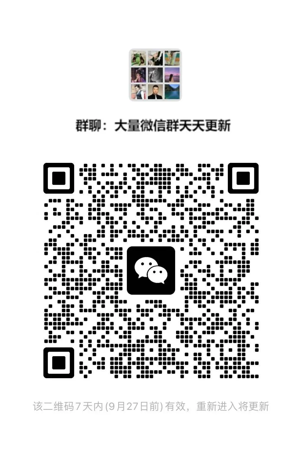 大量微信群天天更新