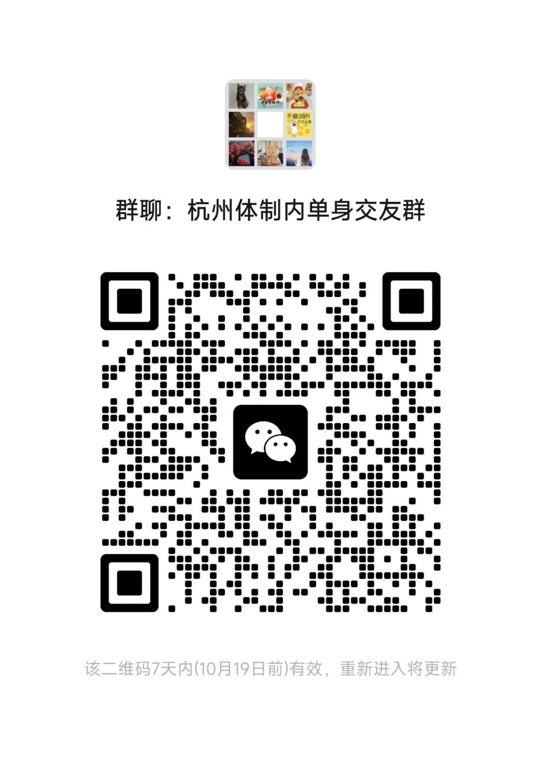 杭州体制内单身自救群 #杭州 #脱单交友 #杭州交友 