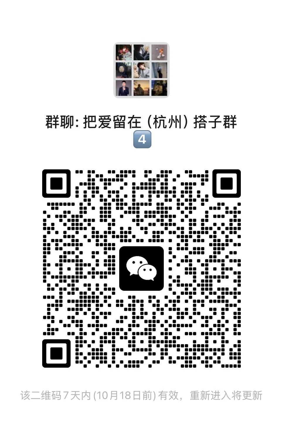把爱留在（杭州）搭子群 4