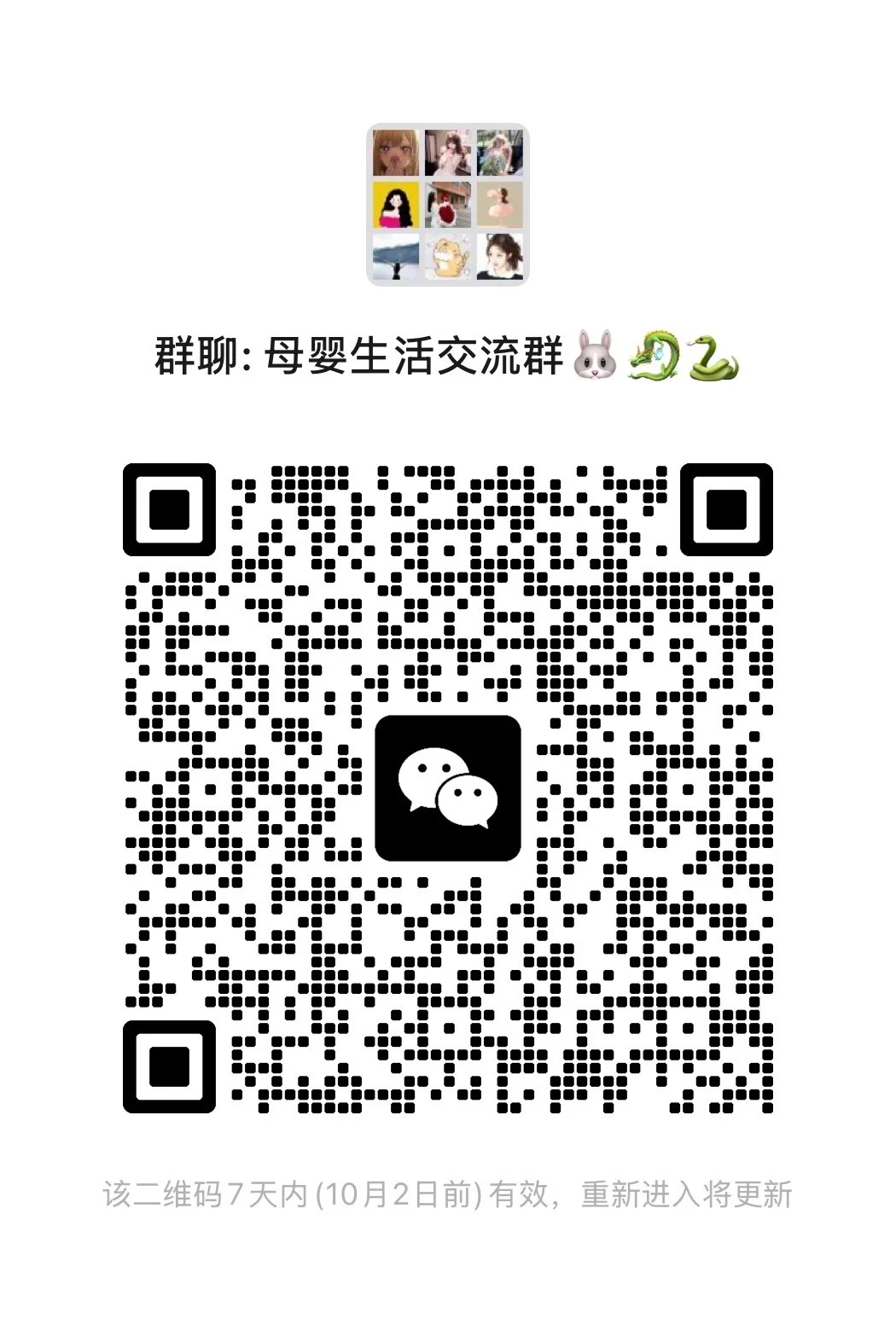 母婴生活交流群